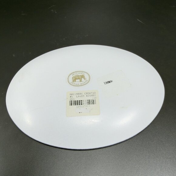 Michel Design Works Lavender Paris Bird Nest Eggs Trinket Dish Vanity Glass Dish - Picture 11 of 11